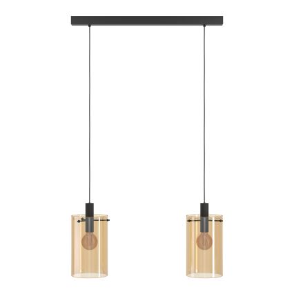 Eglo - Luster na lanku 2xE27/40W/230V