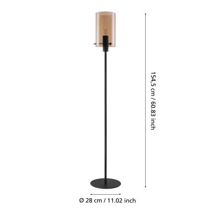 Eglo - Stojacia lampa 1xE27/40W/230V