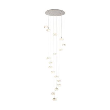 Eglo - LED Stmievateľný luster na lanku 17xLED/4,5W/230V