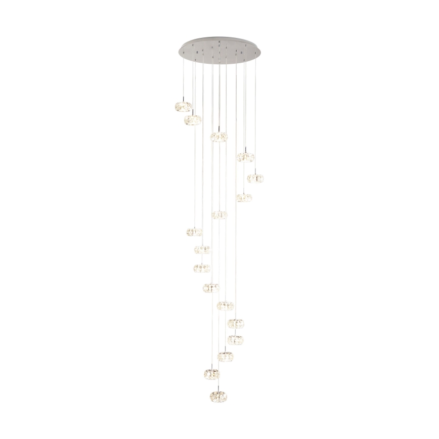 Eglo - LED Stmievateľný luster na lanku 17xLED/4,5W/230V