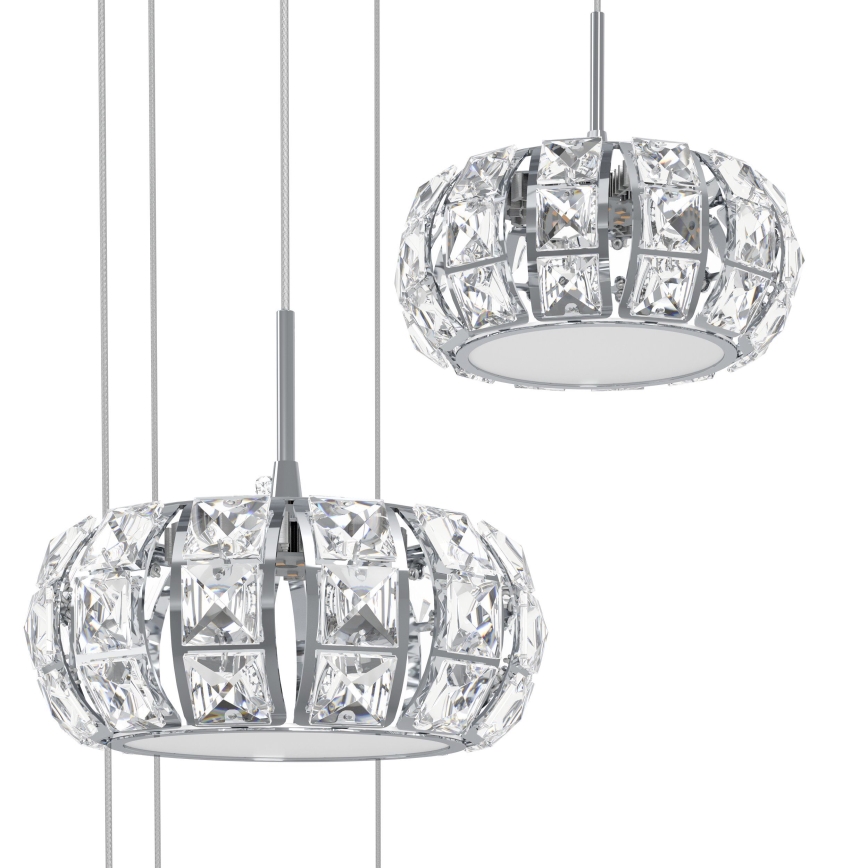 Eglo - LED Stmievateľný luster na lanku 17xLED/4,5W/230V