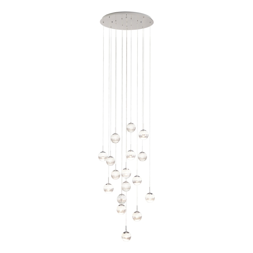 Eglo - LED Stmievateľný luster na lanku 17xLED/5W/230V