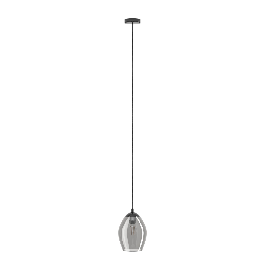 Eglo - Luster na lanku 1xE27/60W/230V dymová