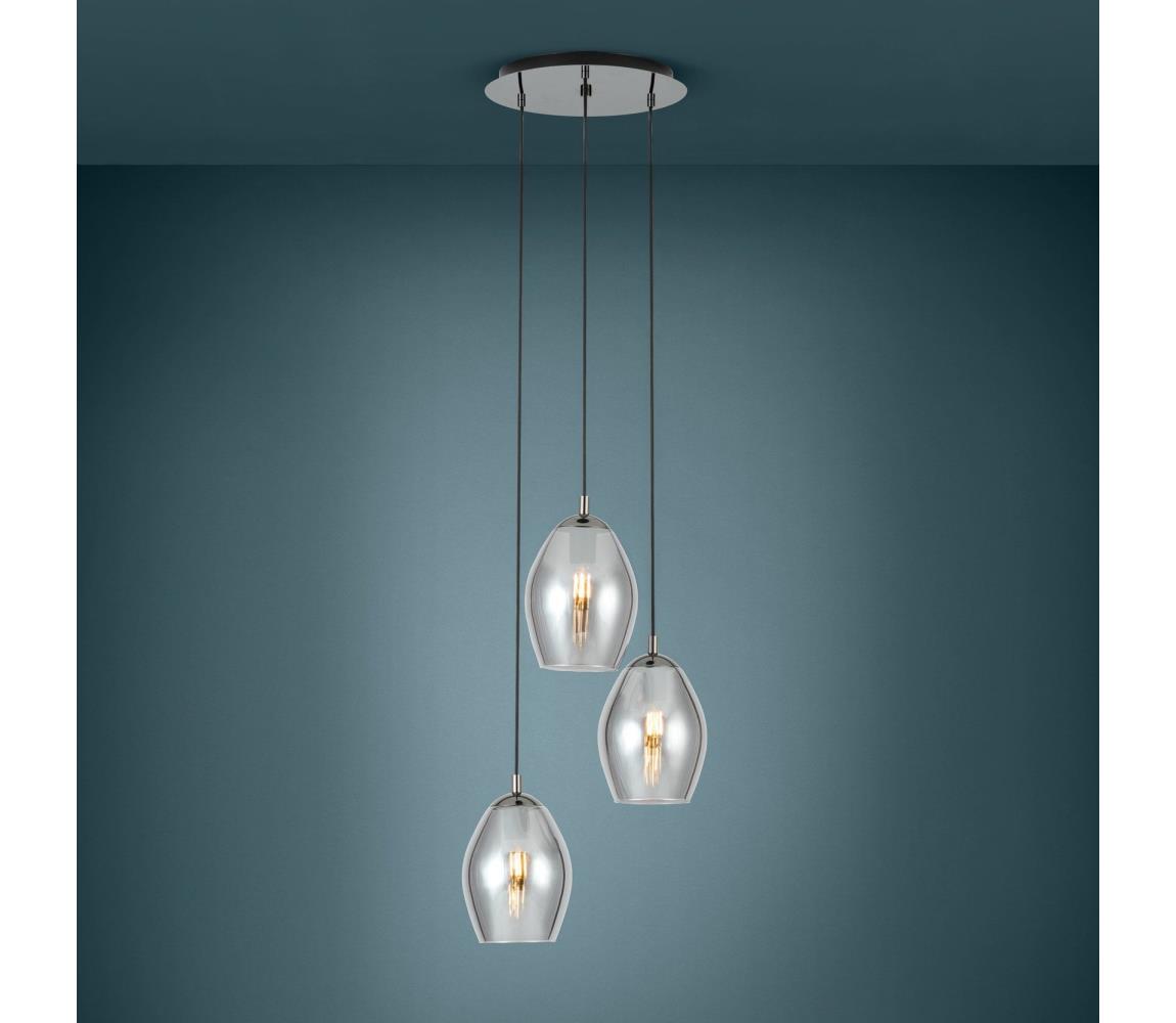 Eglo 39565 - Luster na lanku ESTANYS 3xE27/60W/230V