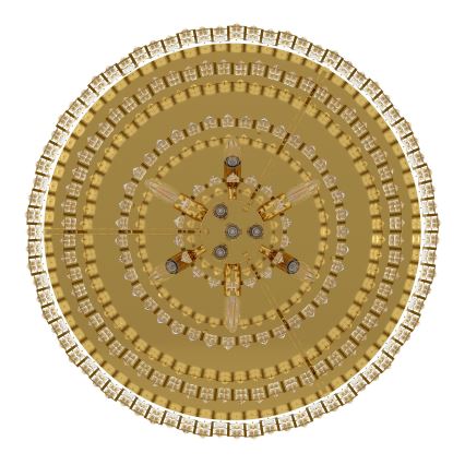Eglo - Stropné svietidlo 10xE14/25W/230V priemer 78 cm