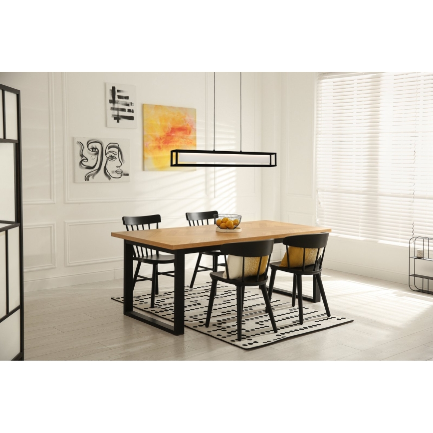 Eglo 39629 - LED stmievateľný závesný luster na lanku GUALAJO LED/27W/230V čierny