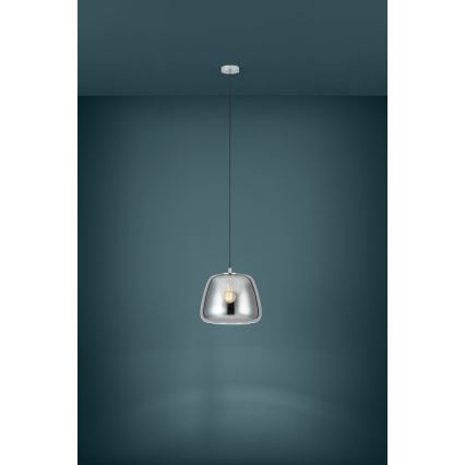 Eglo - Luster na lanku 1xE27/40W/230V pr. 35 cm dymová