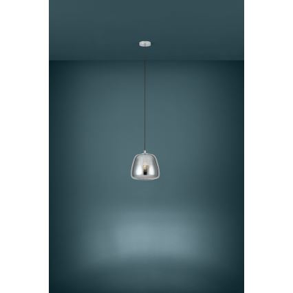 Eglo - Luster na lanku 1xE27/40W/230V pr. 26 cm dymová