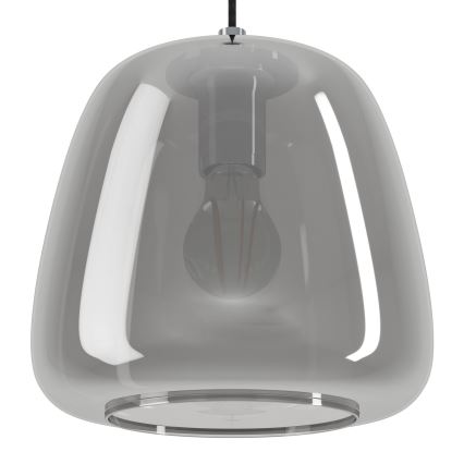 Eglo - Luster na lanku 5xE27/40W/230V dymová