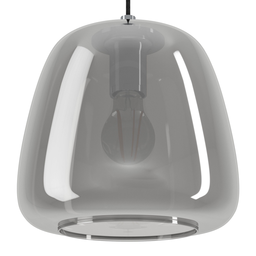 Eglo - Luster na lanku 5xE27/40W/230V dymová