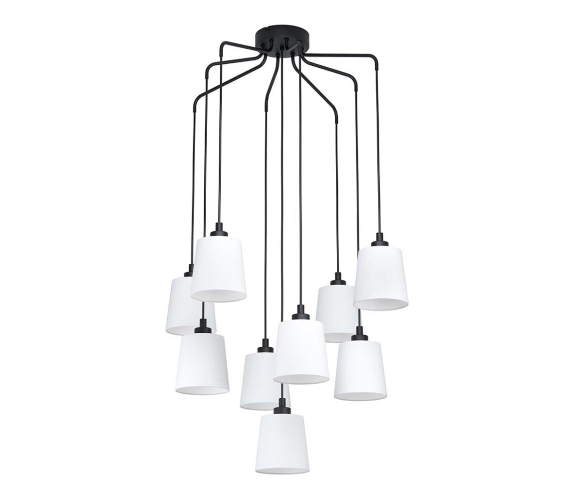 Eglo 39738 - Luster na lanku BERNABETTA 9xE27/40W/230V biela 39738