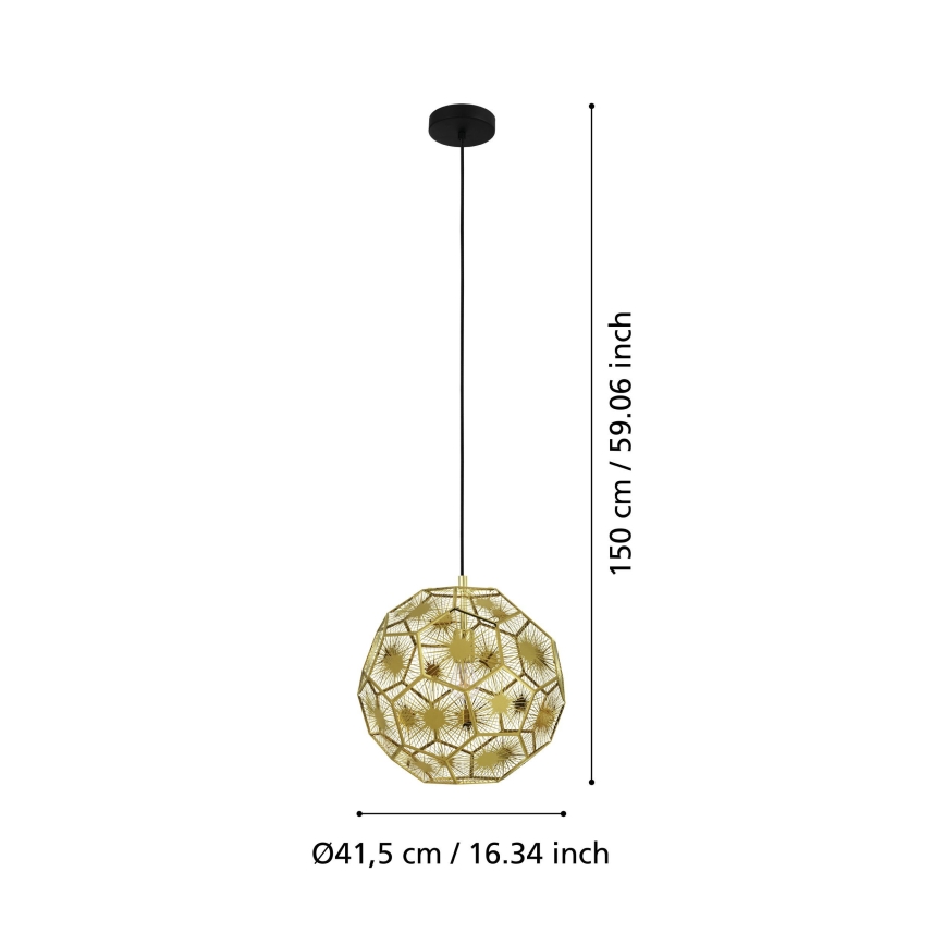 Eglo - Luster na lanku 1xE27/60W/230V priemer 41 cm
