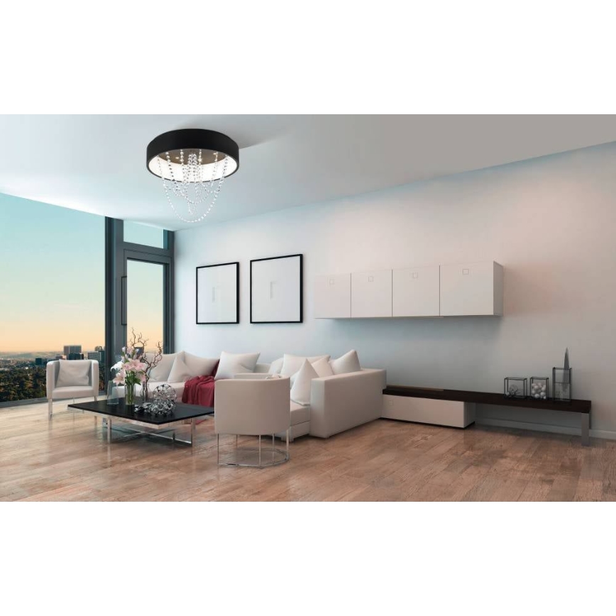 Eglo - LED Stmievateľné stropné svietidlo LED/34W/230V + 6xLED/5,4W + diaľkové ovládanie