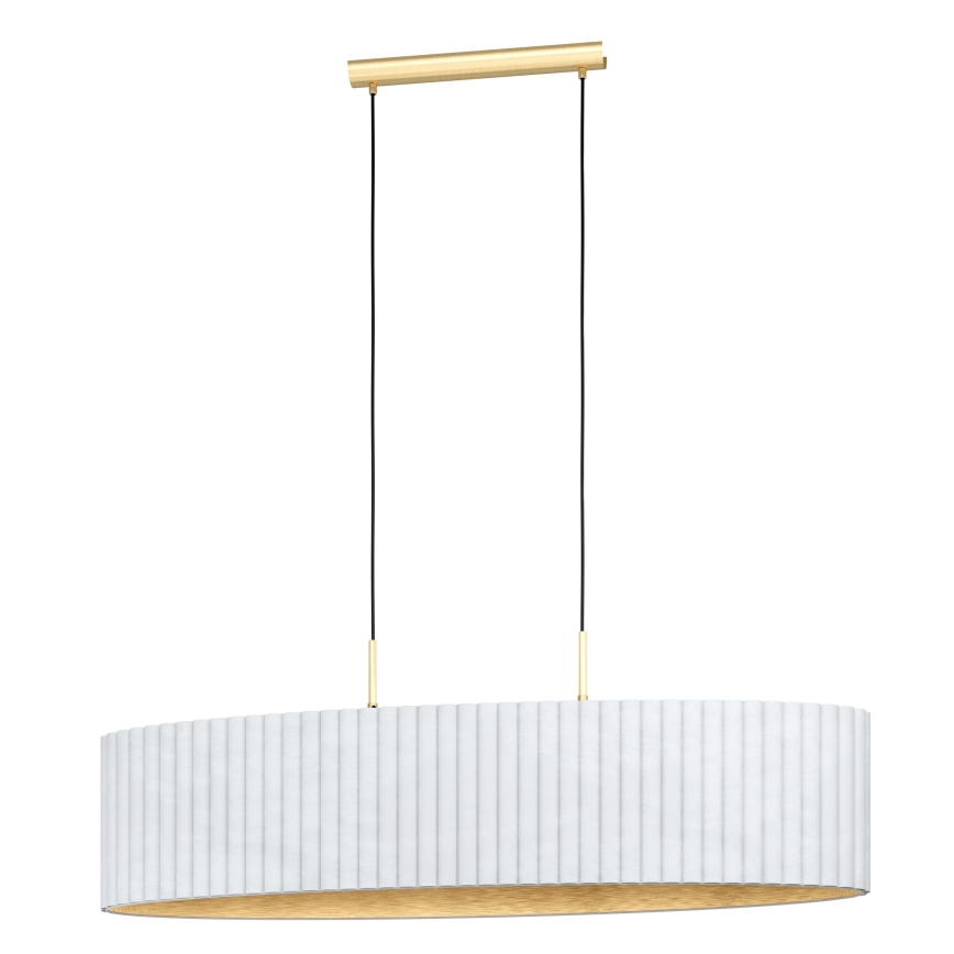 Eglo - Luster na lanku 2xE27/40W/230V biela