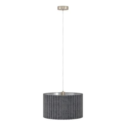Eglo - Luster na lanku 2xE27/40W/230V šedá