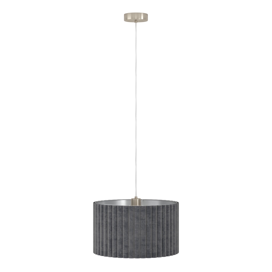 Eglo - Luster na lanku 2xE27/40W/230V šedá