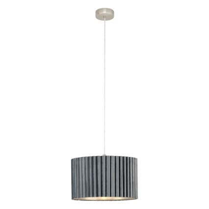 Eglo - Luster na lanku 1xE27/40W/230V šedá