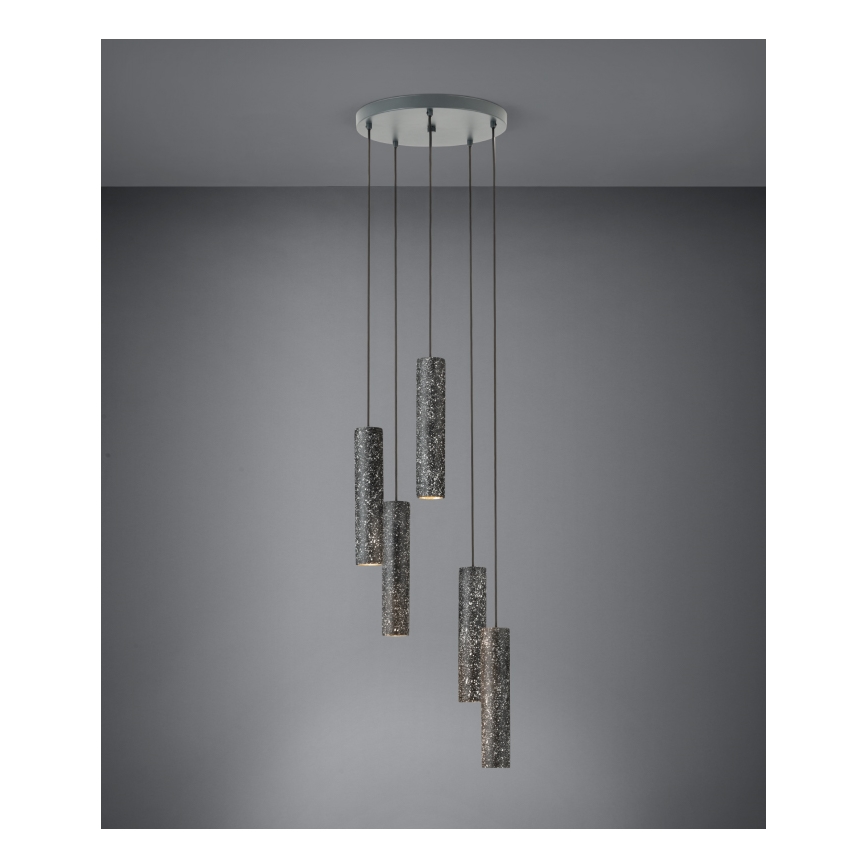 Eglo - LED Luster na lanku 5xGU10/4,5W/230V