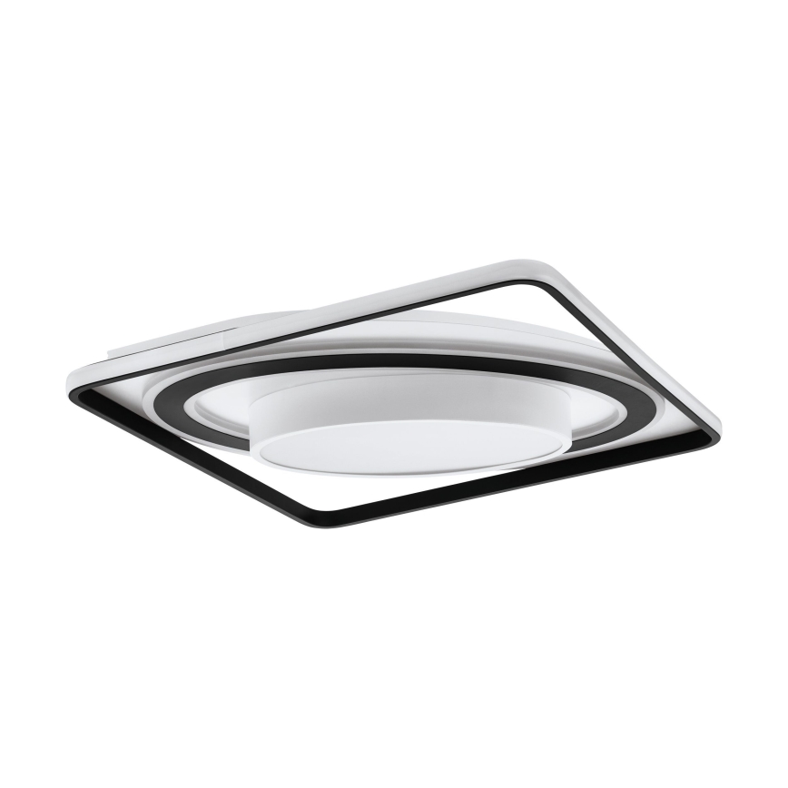 Eglo - LED Stmievateľné stropné svietidlo LED/21,5W/230V + LED/10,5W + LED/3W 3000-6500K čierna + diaľkové ovládanie