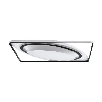 Eglo - LED Stmievateľné stropné svietidlo LED/28W/230V+LED/13W+ LED/2,8W 3000-6500K čierna + diaľkové ovládanie