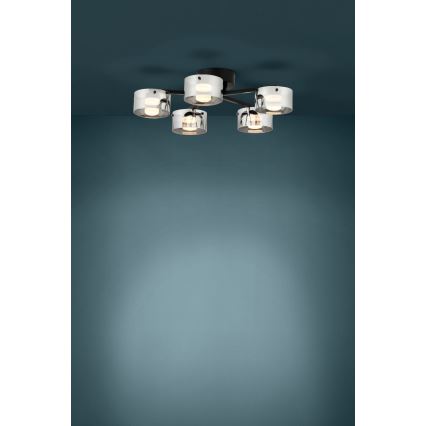 Eglo - LED Stmievateľný prisadený luster 5xLED/5,4W/230V