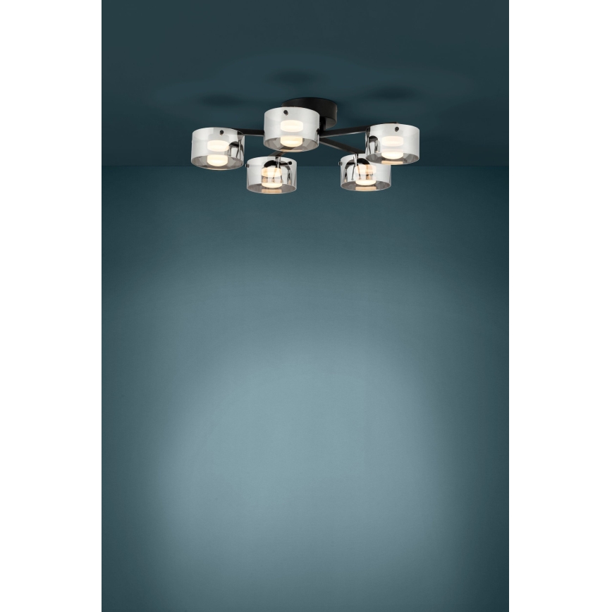 Eglo - LED Stmievateľný prisadený luster 5xLED/5,4W/230V