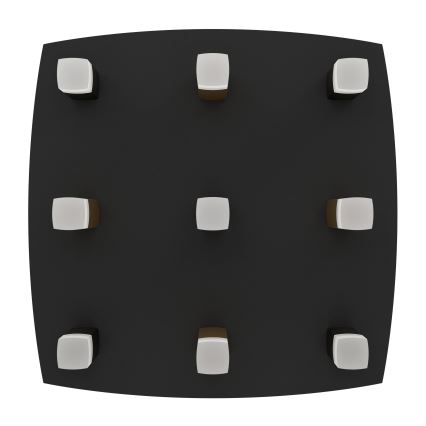 Eglo - LED Stmievateľné stropné svietidlo 9xLED/3,1W/230V 3000K antracit/zlatá