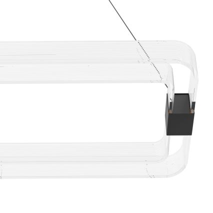 Eglo - LED Stmievateľný luster na lanku LED/39,2W/230V 3000K čierna