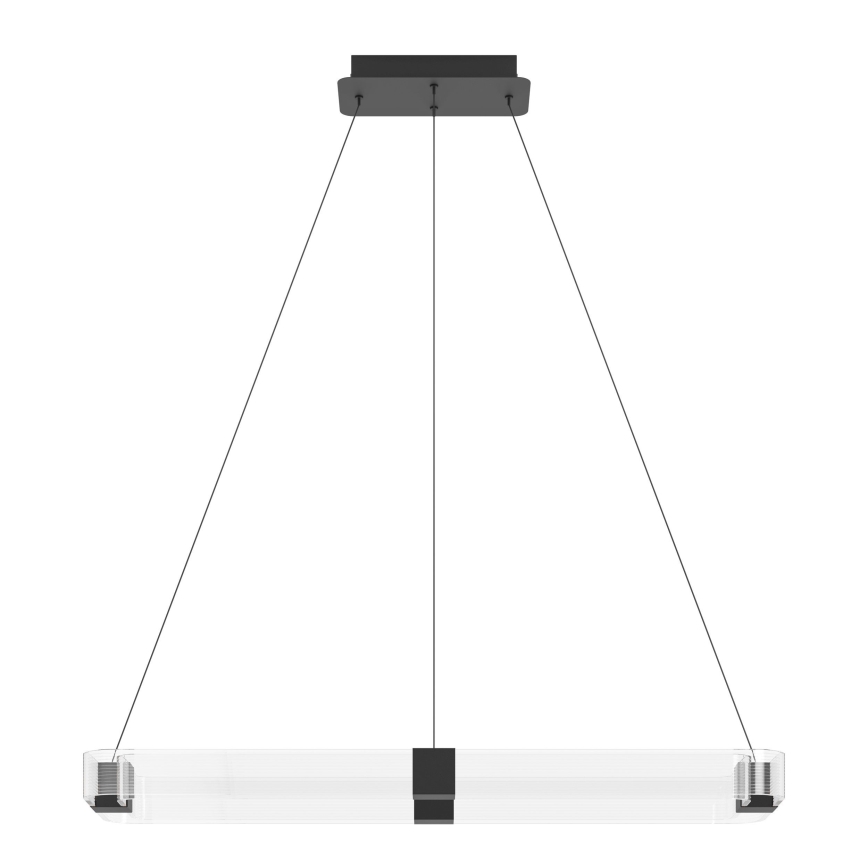 Eglo - LED Stmievateľný luster na lanku LED/39,2W/230V 3000K čierna