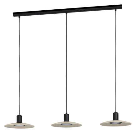 Eglo - LED Luster na lanku 3xGU10/4,6W/230V 3000K