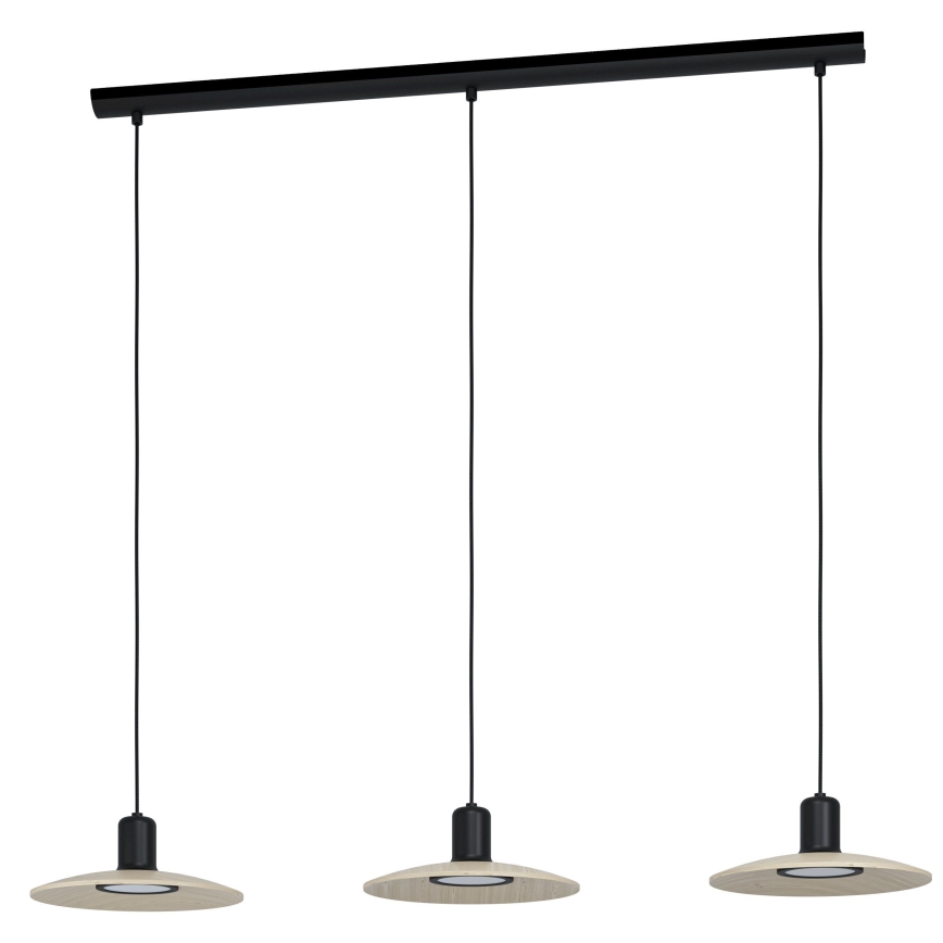Eglo - LED Luster na lanku 3xGU10/4,6W/230V 3000K