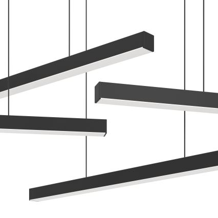 Eglo - LED Stmievateľný luster na lanku 6xLED/8,4W/230V 3000K čierna