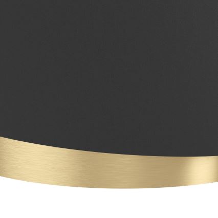 Eglo 39926 - Luster na lanku MANDERLINE 1xE27/40W/230V čierna/zlatá