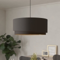 Eglo 39931 - Závesné svietidlo na lane MANDERLINE 1xE27/40W/230V hnedá/zlatá