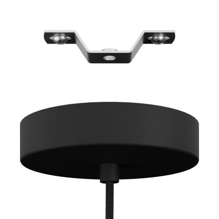 Eglo - Luster na lanku 3xE27/40W/230V čierna/zlatá