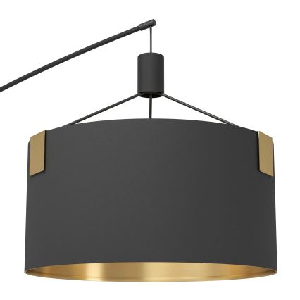 Eglo - Stojacia lampa 3xE27/40W/230V čierna/zlatá