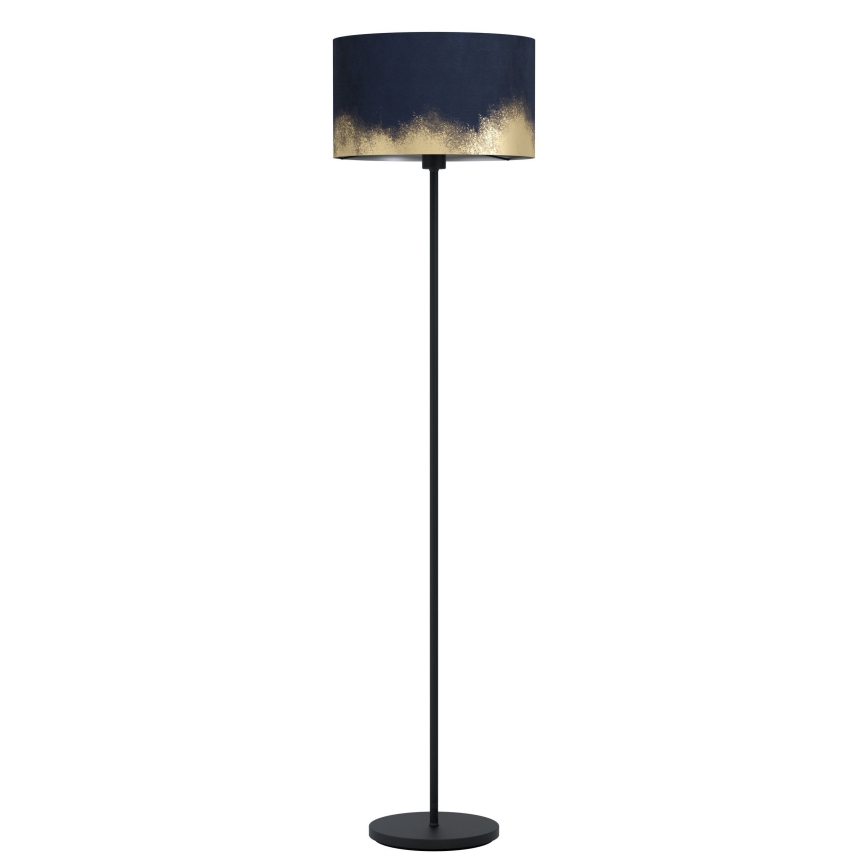 Eglo - Stojacia lampa 1xE27/40W/230V modrá/zlatá