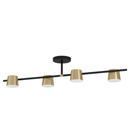 Eglo - LED Prisadený luster 4xGU10/4,6W/230V 3000K zlatá