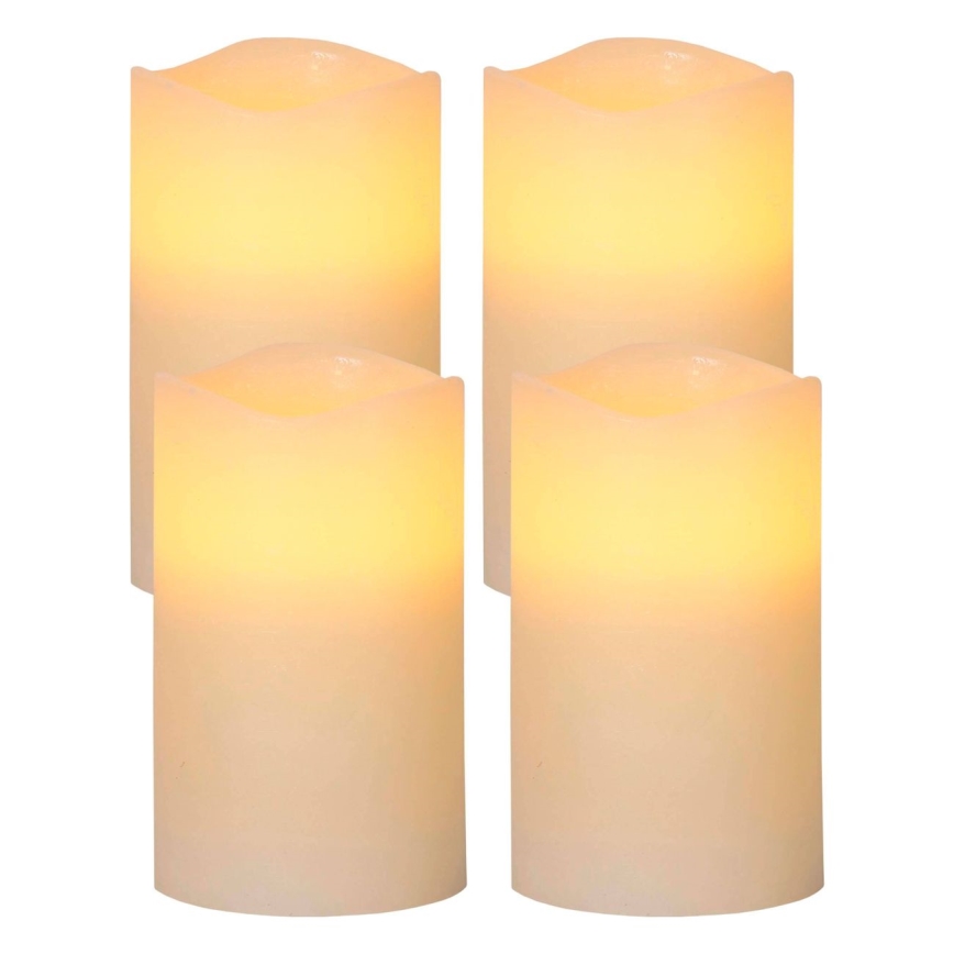 Eglo - SADA 4x LED Vianočná dekorácia 1xLED/0,066W/3xAAA béžová