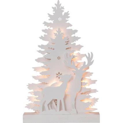 Eglo 410417 - LED vianočná dekorácia FAUNA 10xLED/0,03W/2xAA