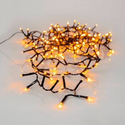 Eglo - LED Vonkajšia vianočná reťaz 180xLED 8,6m teplá biela IP44