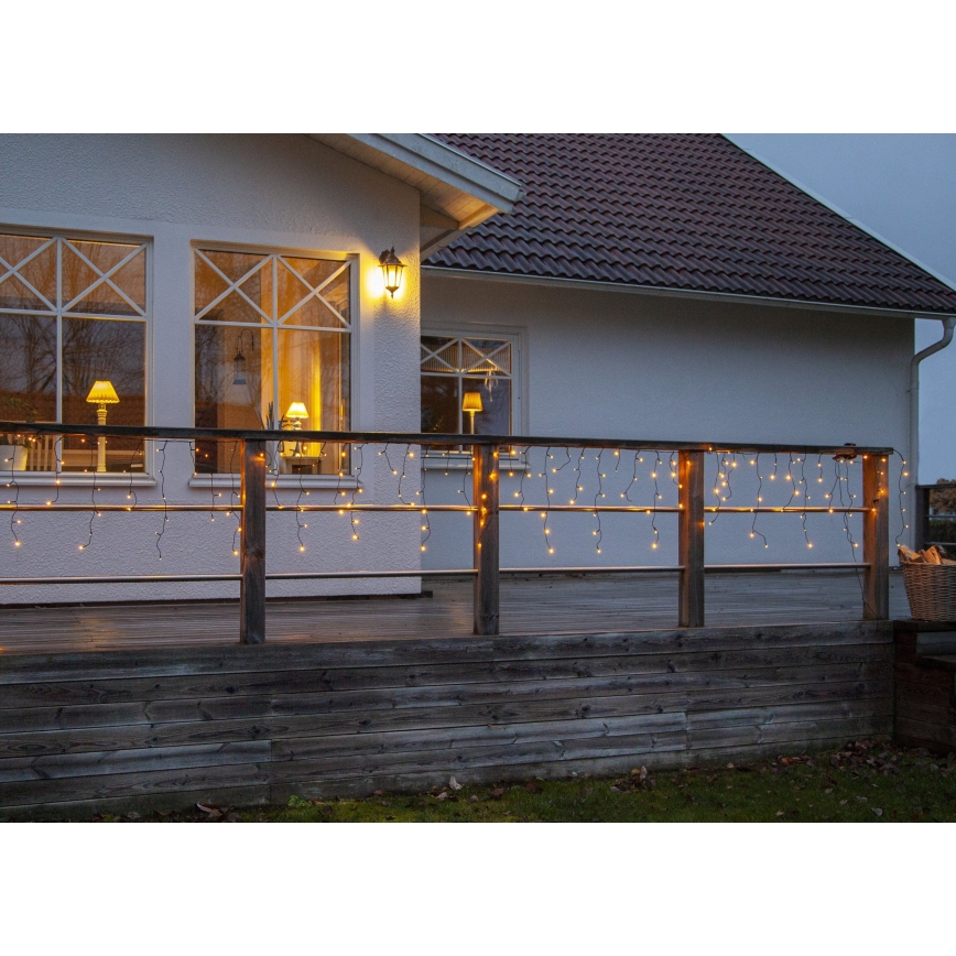 Eglo 410824 - LED Vonkajšia vianočná reťaz 480xLED/17x0,55m IP44 teplá biela