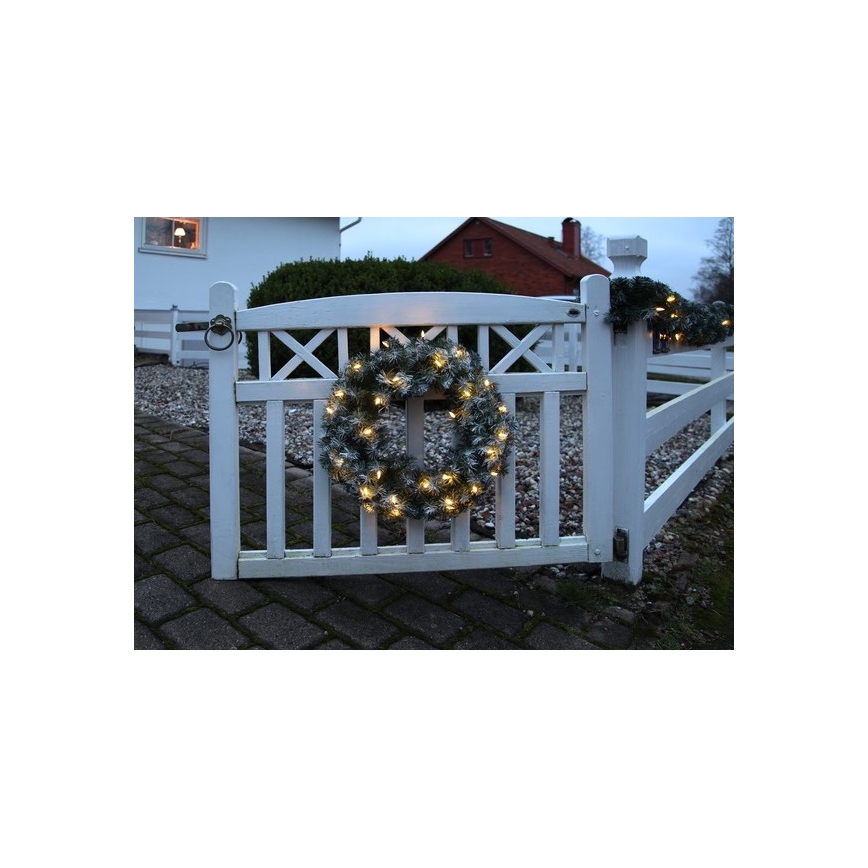 Eglo - LED Vonkajší vianočný veniec 30xLED/0,064W/3/230V IP44