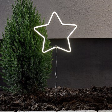 Eglo 411177 - LED Vonkajšia vianočná dekorácia NEONSTAR 72xLED/3xAA IP44