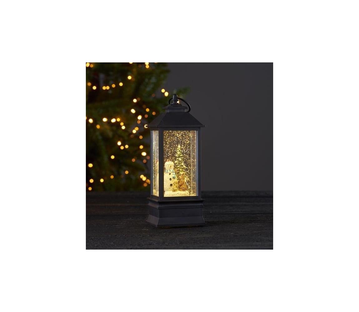 Eglo 411232 - Vianočná LED dekorácia VINTER LED/0,064W/3xAAA čierna 991-83