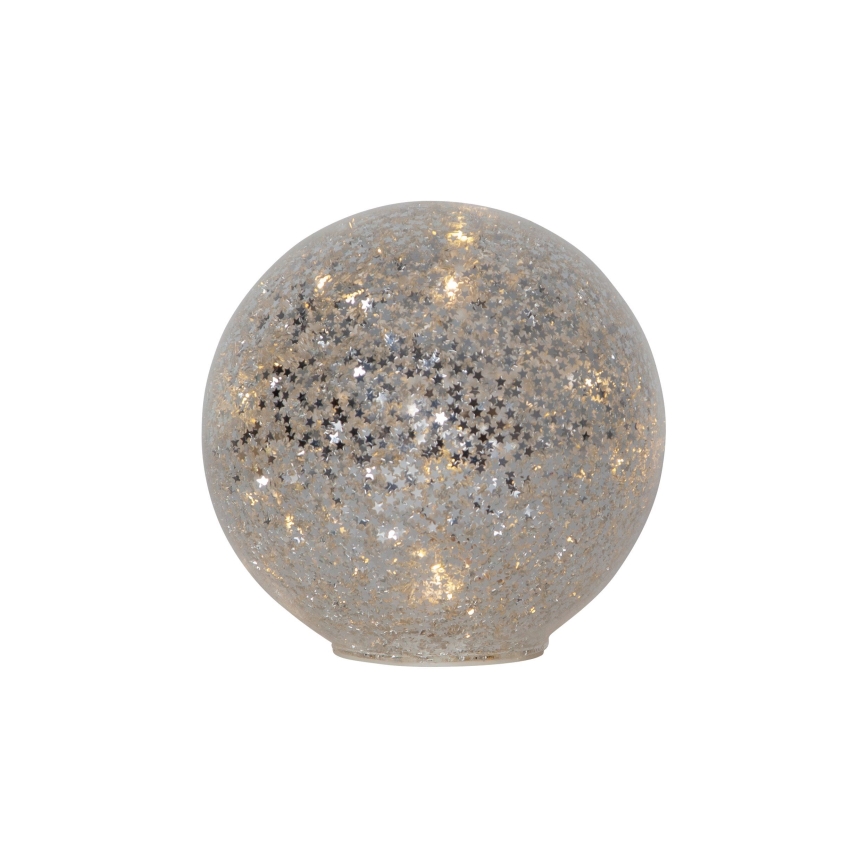 Eglo 411347 - LED Vianočná dekorácia STAR FALL 15xLED/2xAA pr. 15 cm strieborná