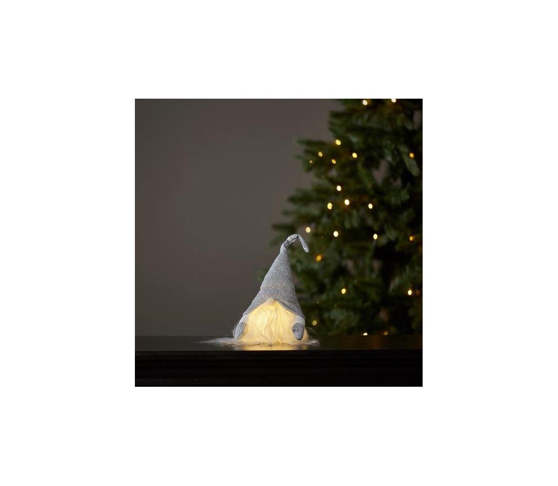 Eglo 411469 - LED Vianočná dekorácia JOYLIGHT LED/0,06W/3xAG13 sivá 991-69