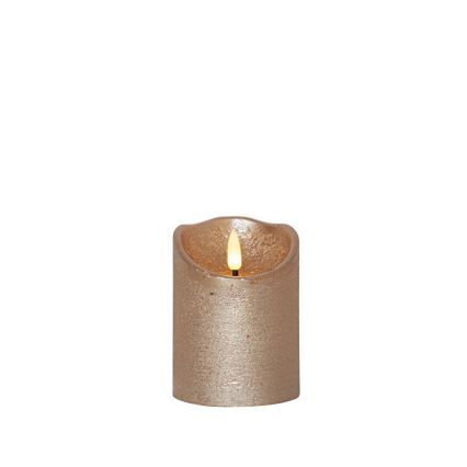 Eglo 411498 - LED Sviečka FLAMME RUSTIC LED/2xAA zlatá