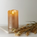 Eglo 411499 - LED sviečka FLAMME RUSTIC LED/2xAA zlatá
