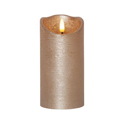 Eglo 411501 - Vianočná LED dekorácia FLAME LED/0,03W/2xAA zlatá